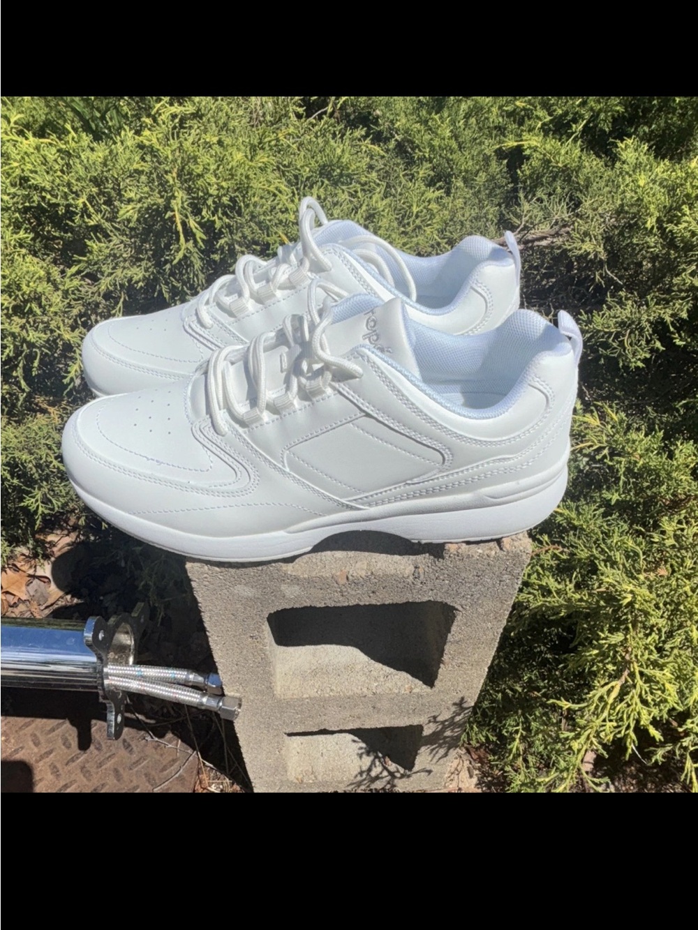 White Women's Classic Leather Sneakers